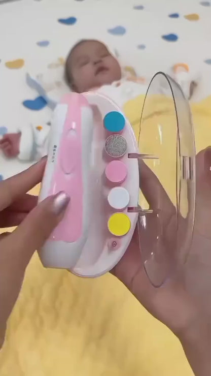 Gentle 6-in-1 Electric Baby Nail Trimmer & Grooming Kit